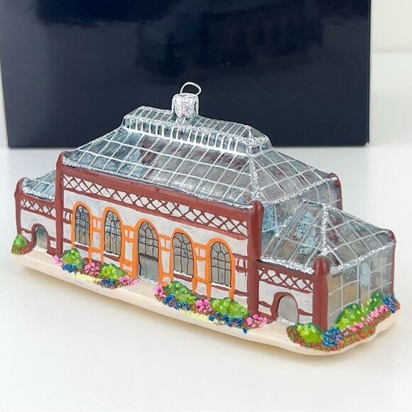 Biltmore Estate Blown Glass Christmas Tree Ornament Biltmore Conservatory 3D - Picture 3 of 8